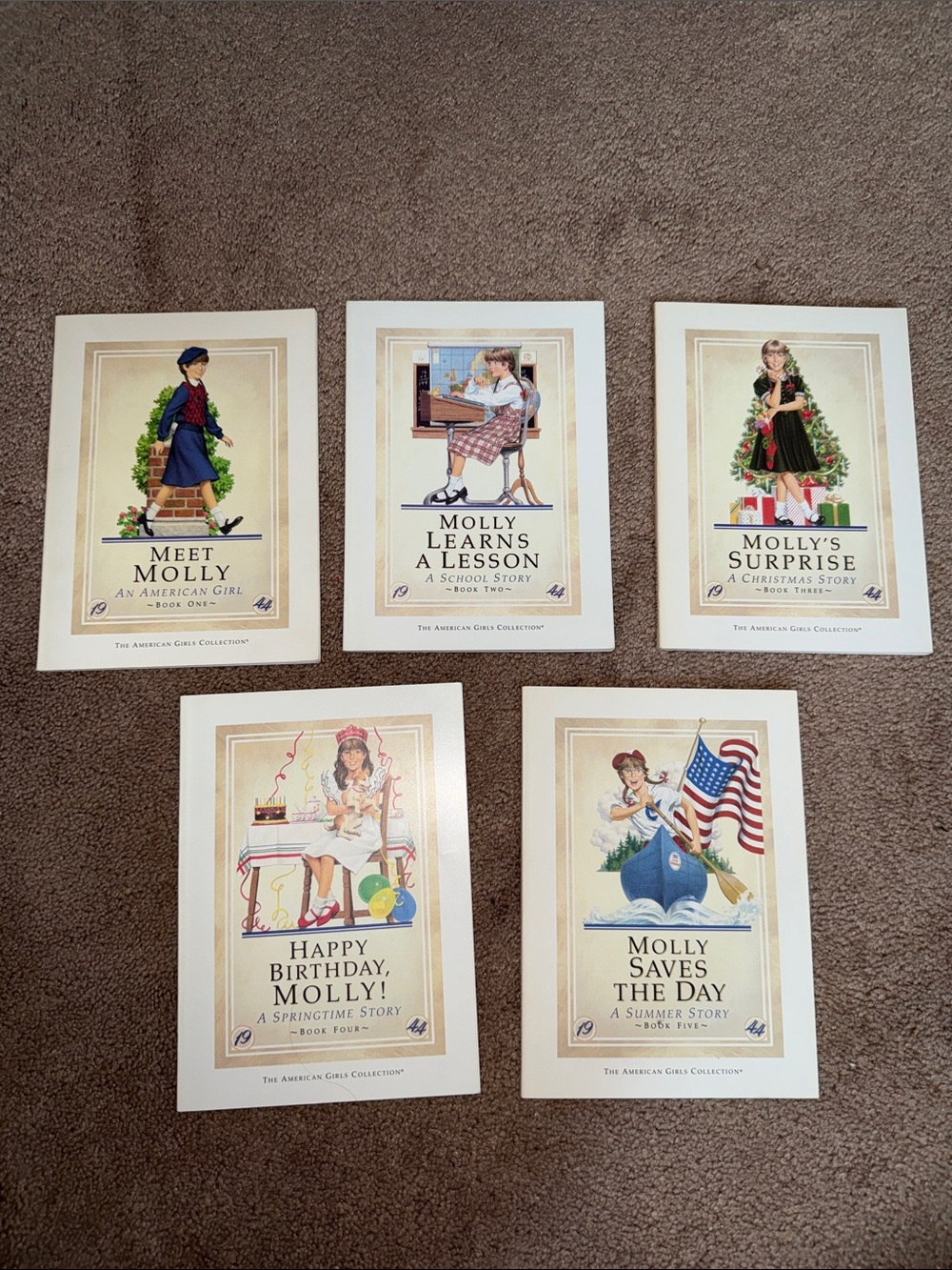 American Girl Molly Book Set — First Editions - Books 1-5
